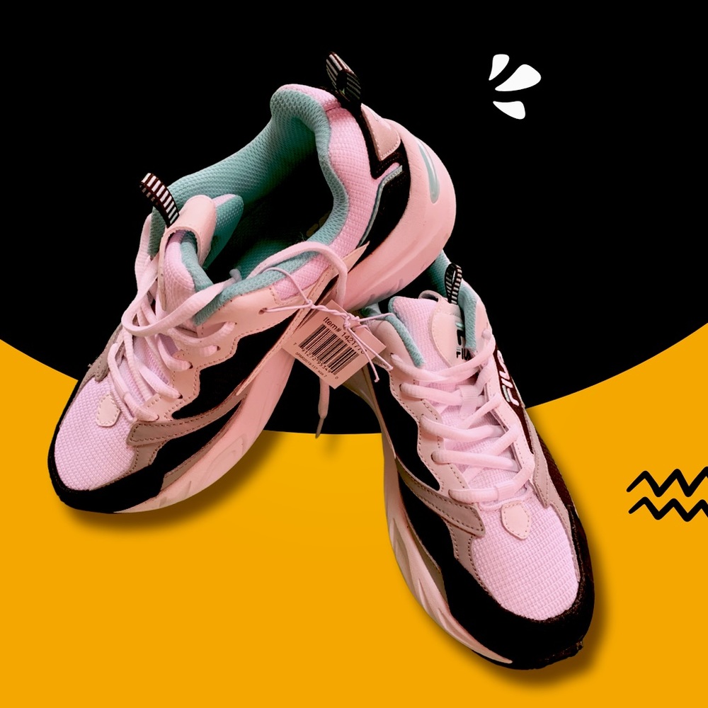 Fila Womens Envizion 5RM02019-117 White Casual Shoes Sneakers Size 7